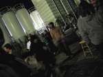 Dance Party in front of the Brewery Vats